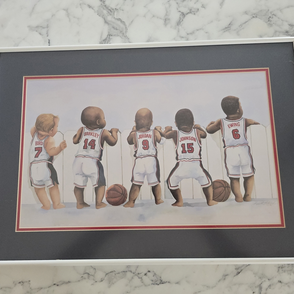 1992 USA Dream Team Baby Print 16x20
